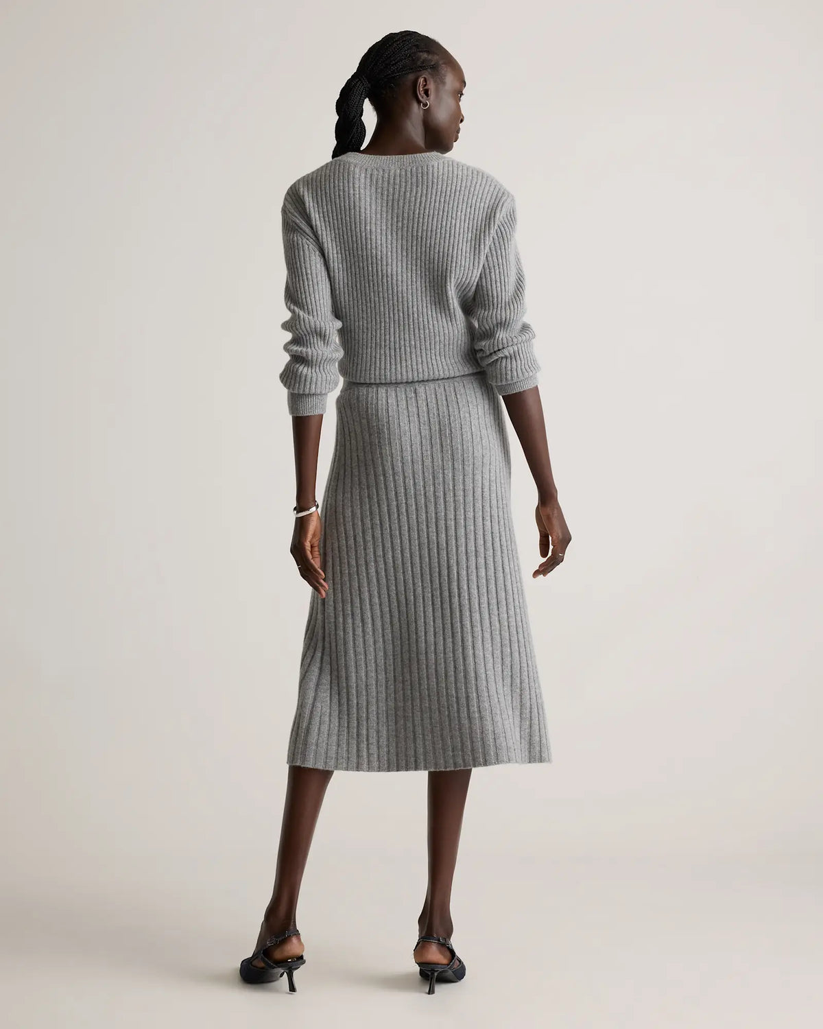 Mongolian Cashmere Midi Skirt - US 9628