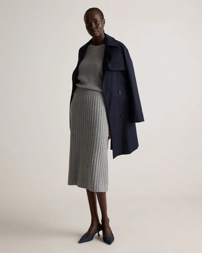 Mongolian Cashmere Midi Skirt - US 9628