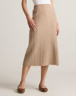 Mongolian Cashmere Midi Skirt - US 6401