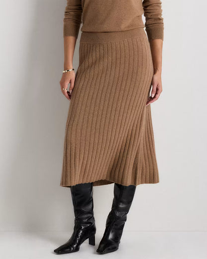 Mongolian Cashmere Midi Skirt - US 2101