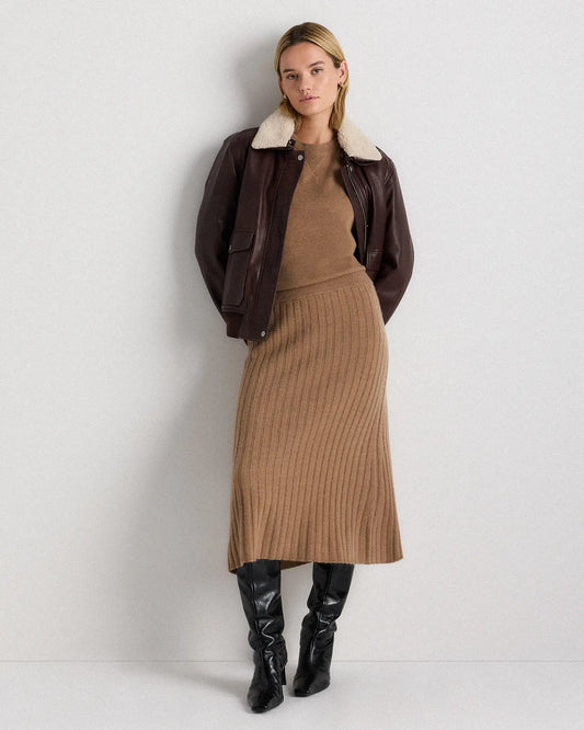 Mongolian Cashmere Midi Skirt - US 2101