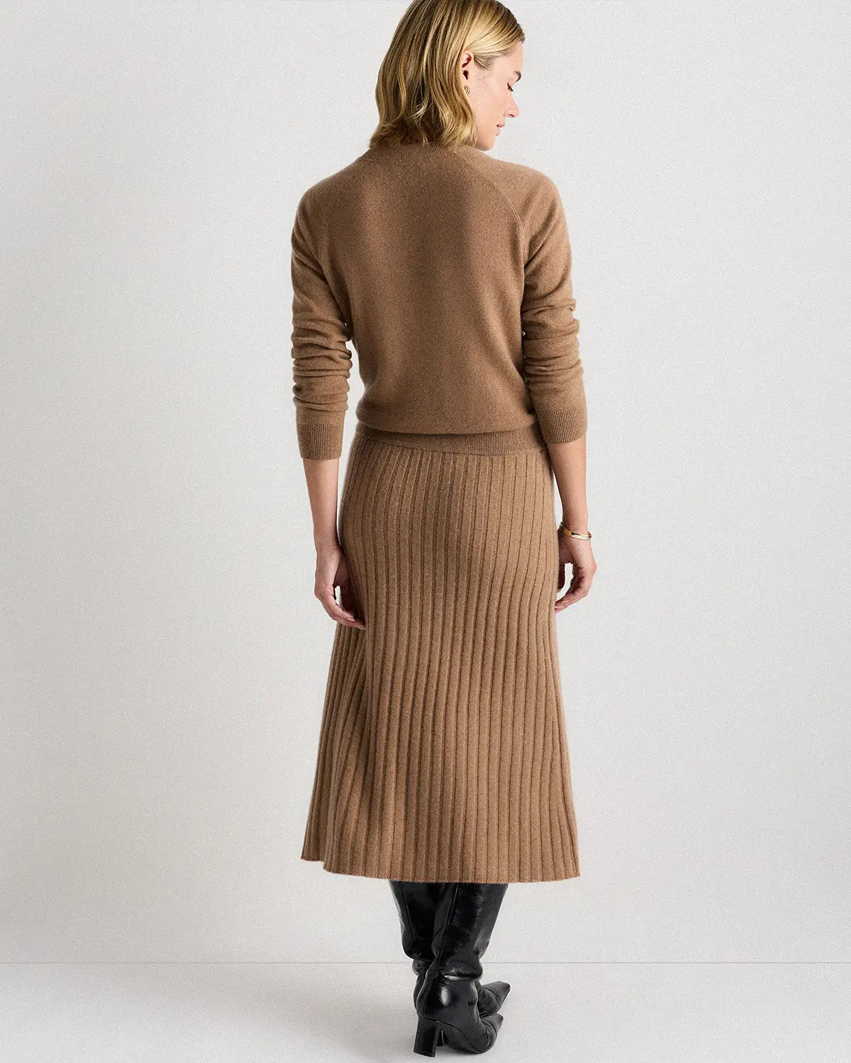 Mongolian Cashmere Midi Skirt - US 2101