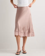 100% Washable Silk Lace Skirt - US 9121