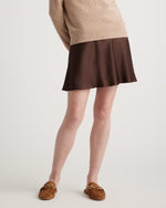 100% Washable Silk Mini Skirt - US 4064