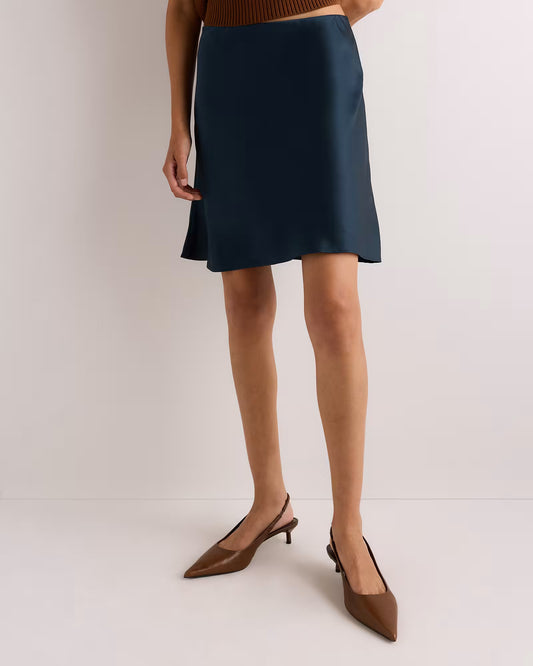 100% Washable Silk Mini Skirt - US 6130