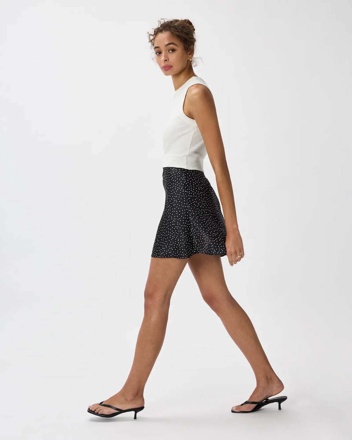100% Washable Silk Mini Skirt - US 7716
