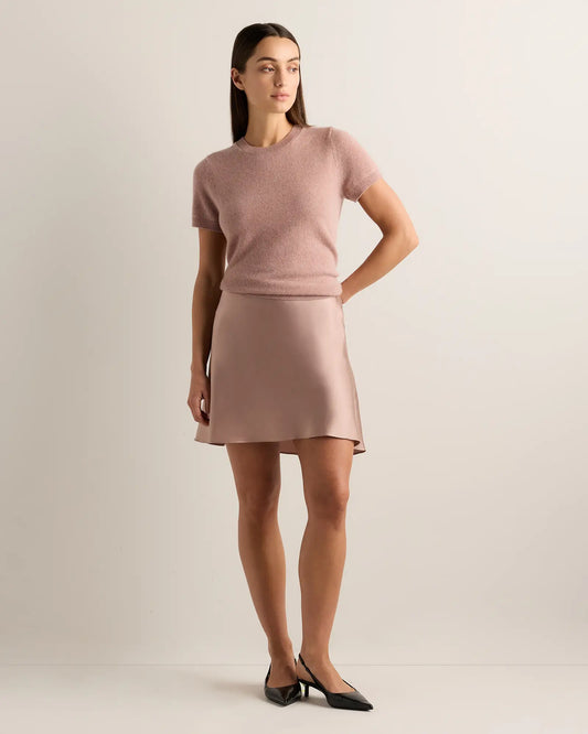 100% Washable Silk Mini Skirt - US 9097