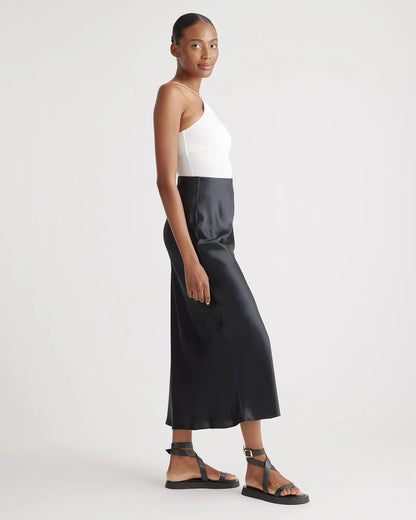 100% Washable Silk Maxi Skirt - US 9307