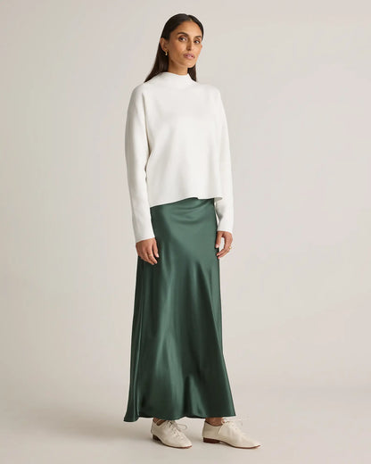 100% Washable Silk Maxi Skirt - US 2135