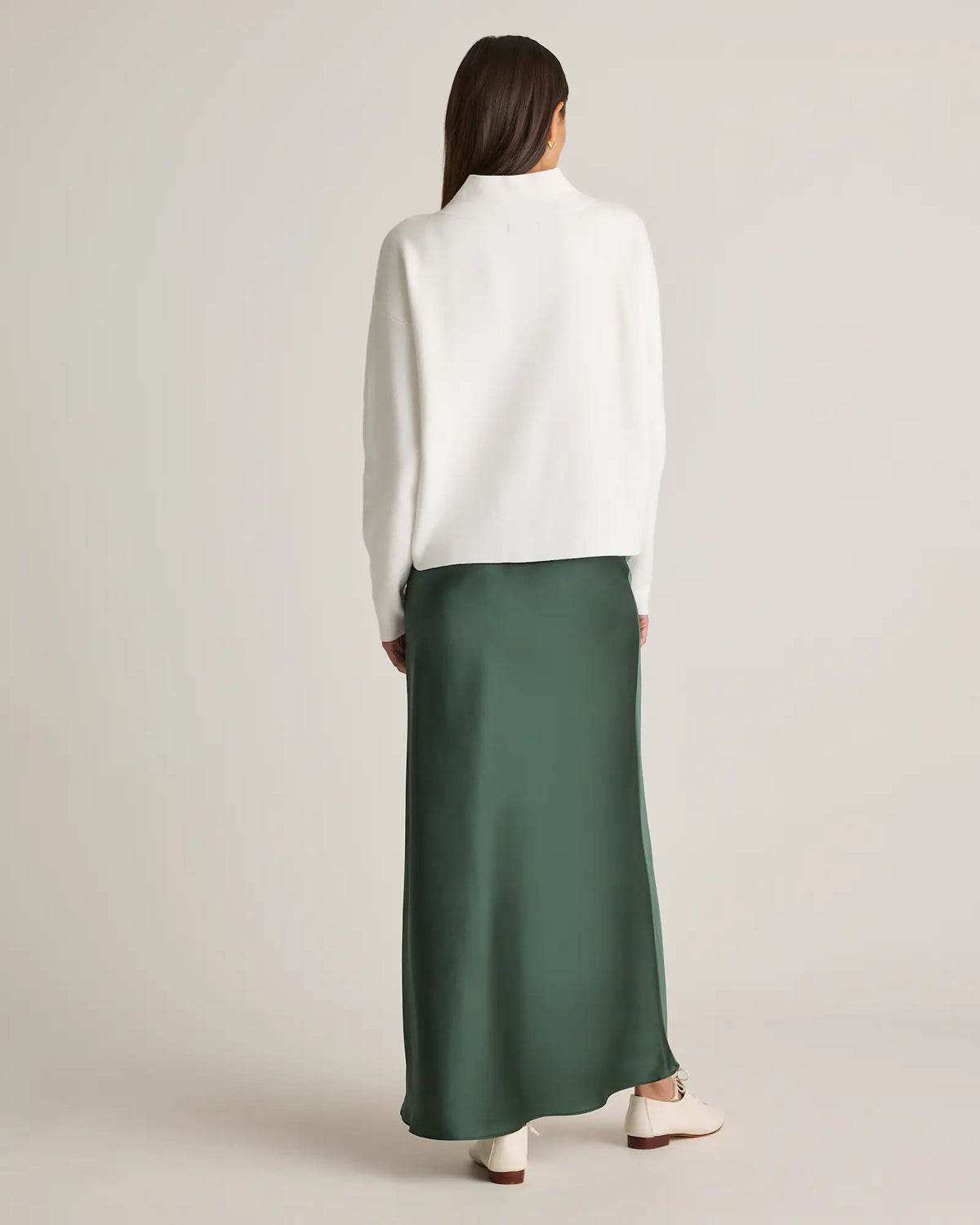 100% Washable Silk Maxi Skirt - US 2135