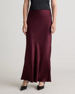 100% Washable Silk Maxi Skirt - US 7847