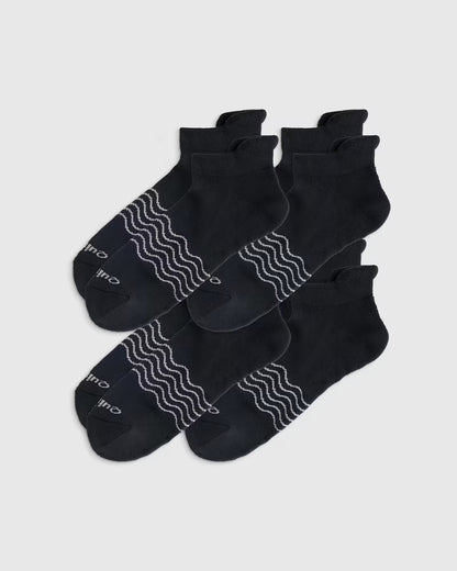 Everyday Cotton Solid Ankle Socks (4-pack) - US 5221