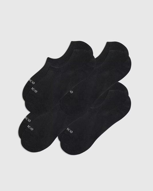 Everyday Lightweight Cotton No-Show Socks (4-pack) - US 6302