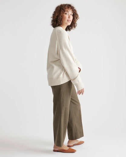 100% Organic Cotton Boyfriend Crew Sweater - US 1040