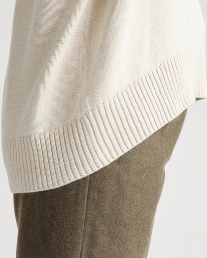 100% Organic Cotton Boyfriend Crew Sweater - US 1040
