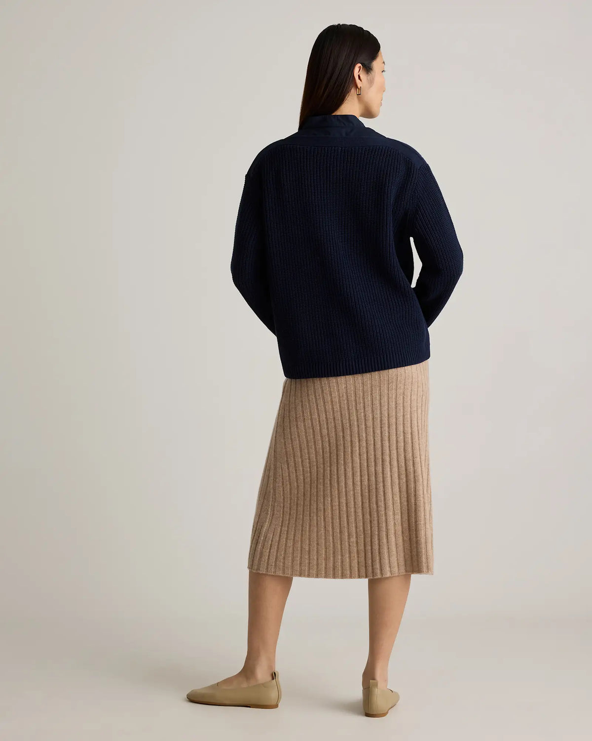 100% Organic Cotton Fisherman Boatneck Sweater - US 6674