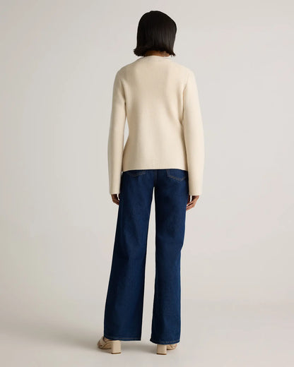 Mongolian Cashmere Structured Cardigan - US 8332