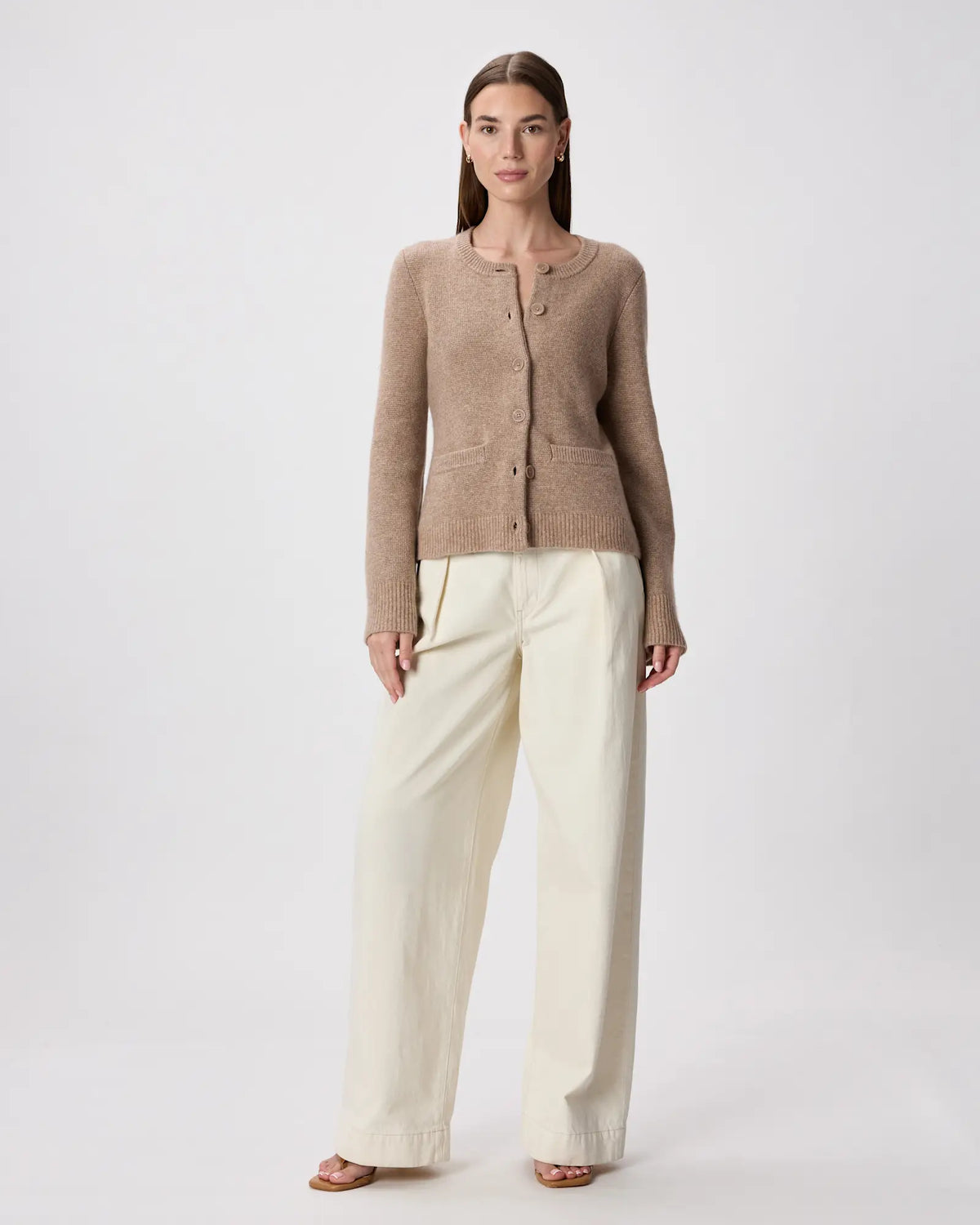 Mongolian Cashmere Structured Cardigan - US 4900