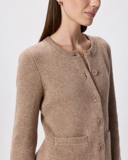Mongolian Cashmere Structured Cardigan - US 4900