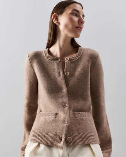 Mongolian Cashmere Structured Cardigan - US 4900