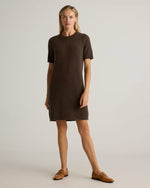 Mongolian Cashmere Short Sleeve Mini Dress - US 4445
