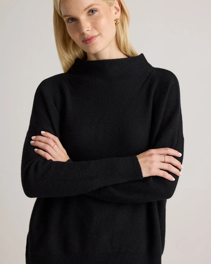 Mongolian Cashmere Funnel Neck Sweater - US 7937