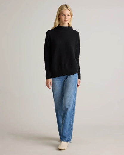 Mongolian Cashmere Funnel Neck Sweater - US 7937