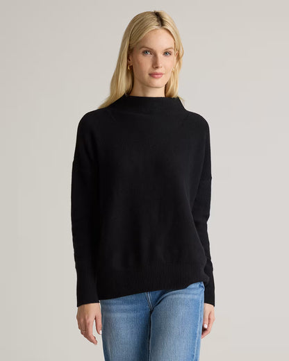 Mongolian Cashmere Funnel Neck Sweater - US 7937