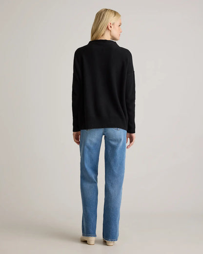 Mongolian Cashmere Funnel Neck Sweater - US 7937
