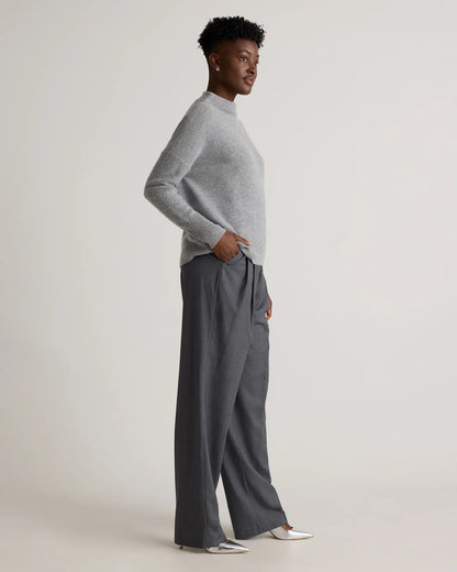 Mongolian Cashmere Funnel Neck Sweater - US 4455
