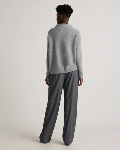 Mongolian Cashmere Funnel Neck Sweater - US 4455