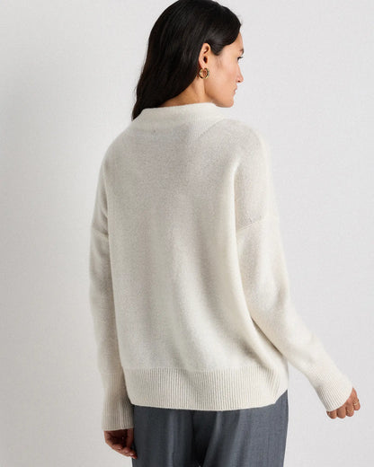 Mongolian Cashmere Funnel Neck Sweater - US 3126