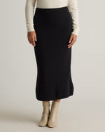 Mongolian Cashmere Fitted Midi Skirt - US 2619