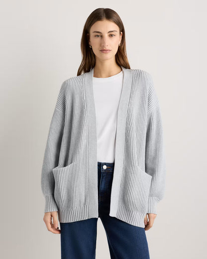 100% Organic Cotton Oversized Cardigan - US 1867