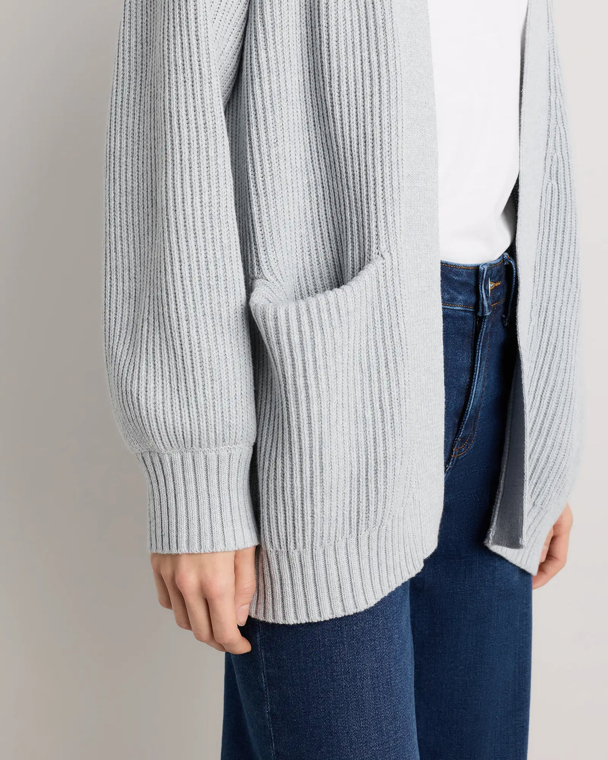100% Organic Cotton Oversized Cardigan - US 1867