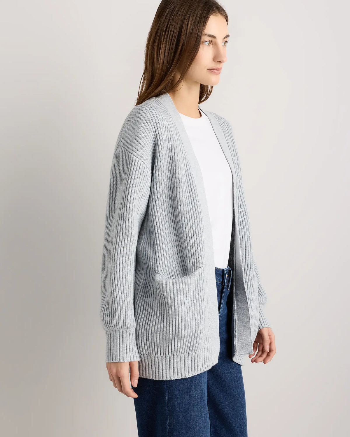 100% Organic Cotton Oversized Cardigan - US 1867