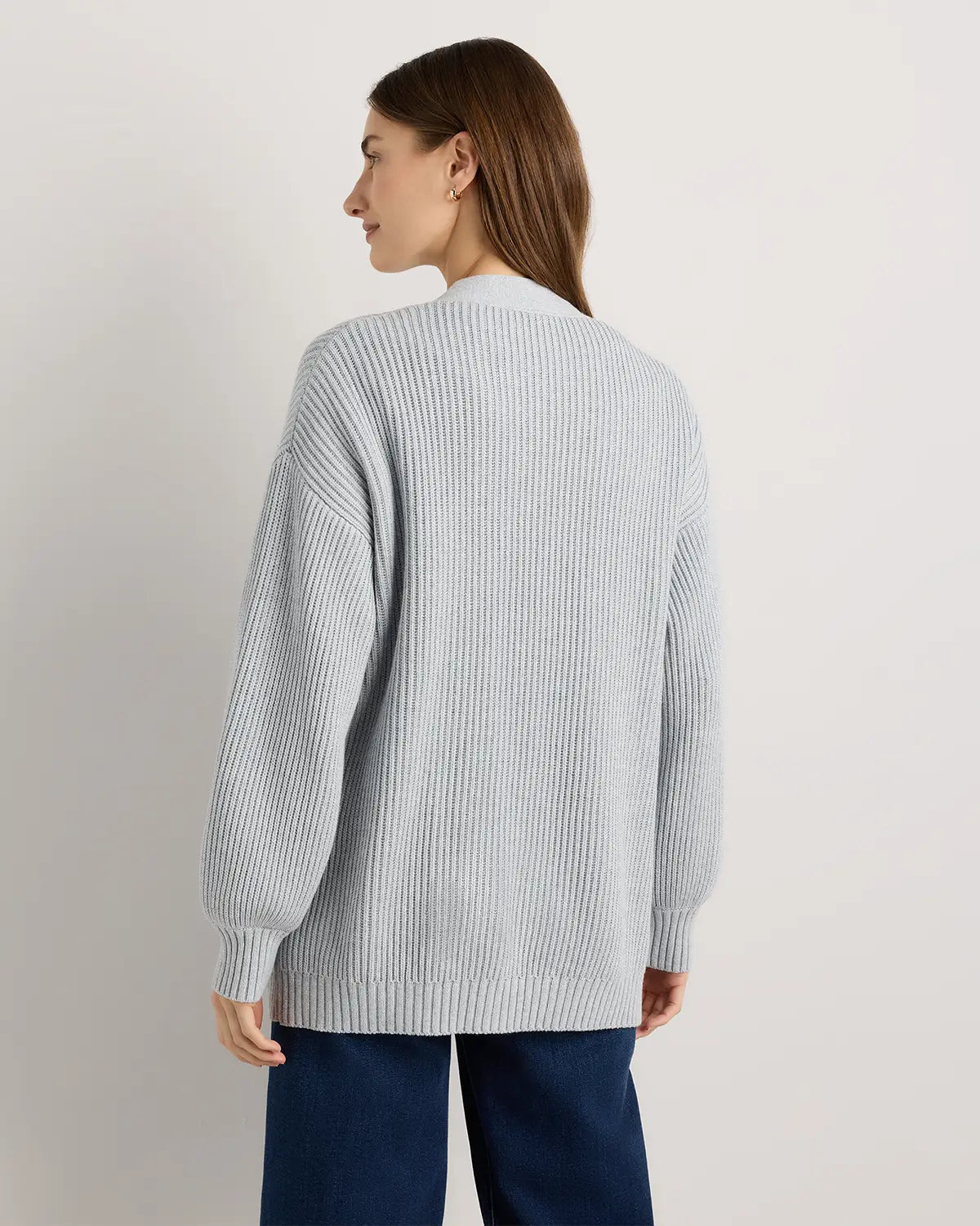 100% Organic Cotton Oversized Cardigan - US 1867