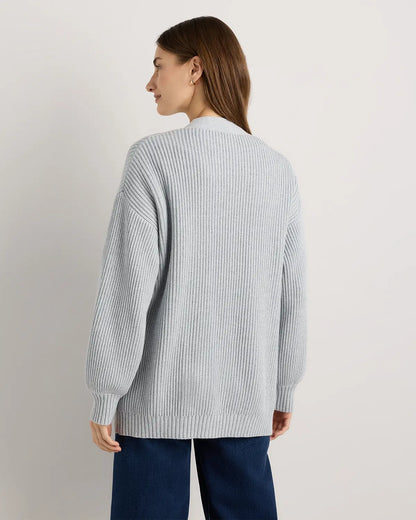 100% Organic Cotton Oversized Cardigan - US 1867