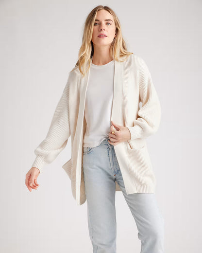 100% Organic Cotton Oversized Cardigan - US 4506