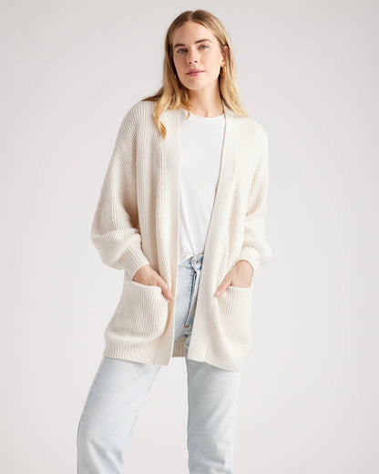 100% Organic Cotton Oversized Cardigan - US 4506