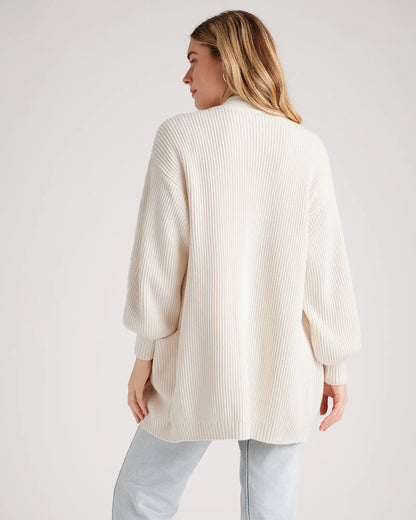 100% Organic Cotton Oversized Cardigan - US 4506