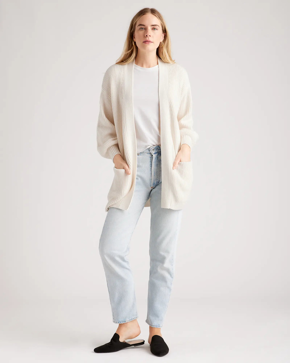 100% Organic Cotton Oversized Cardigan - US 4506