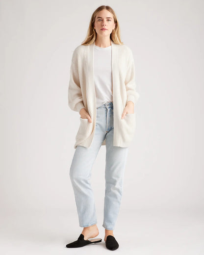 100% Organic Cotton Oversized Cardigan - US 4506