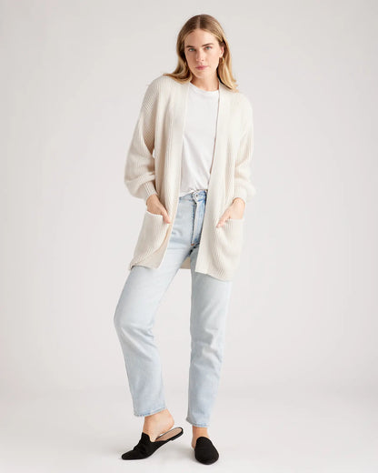 100% Organic Cotton Oversized Cardigan - US 4506