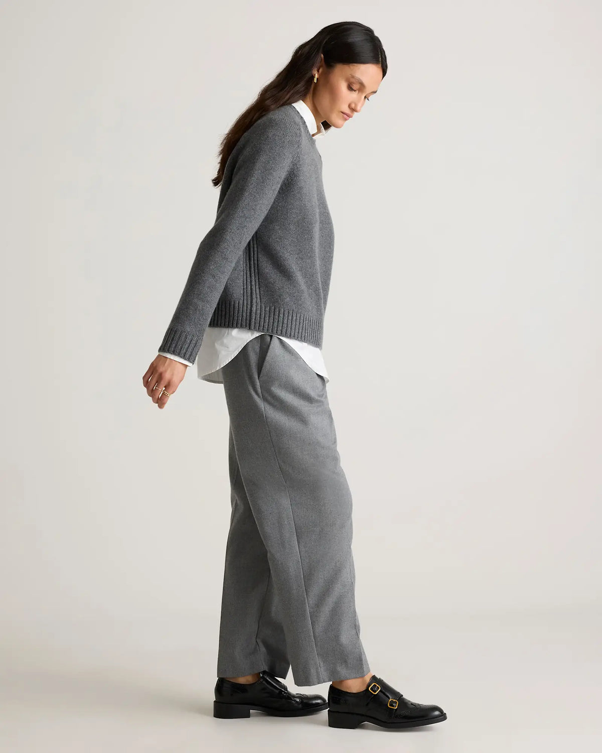 Luxe Baby Cashmere Crewneck Sweater - US 5530