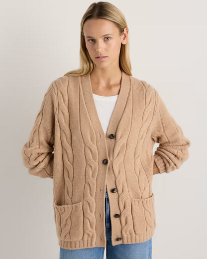 Luxe Baby Cashmere Cable Cardigan - US 4117