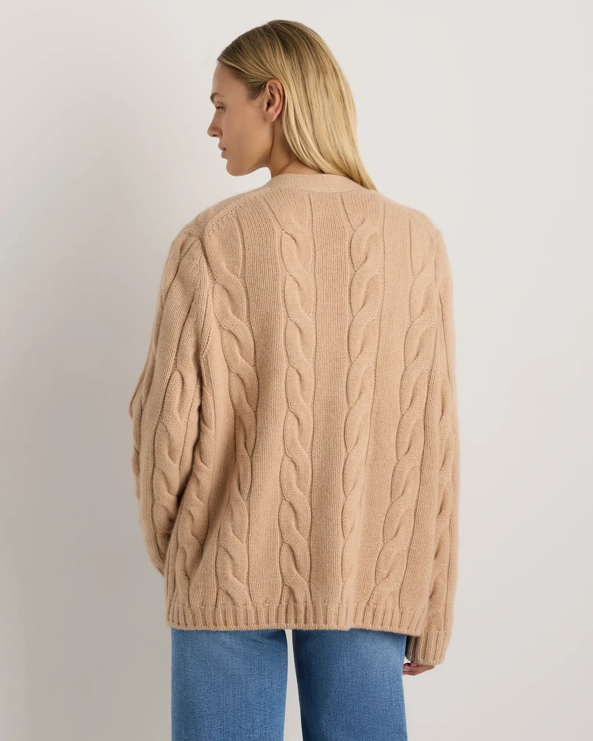 Luxe Baby Cashmere Cable Cardigan - US 4117
