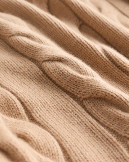 Luxe Baby Cashmere Cable Cardigan - US 4117