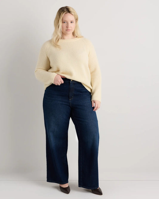 Mongolian Cashmere Fisherman Crewneck Sweater - US 5500