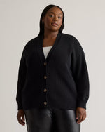 100% Organic Cotton Oversized Boyfriend Cardigan - US 3058